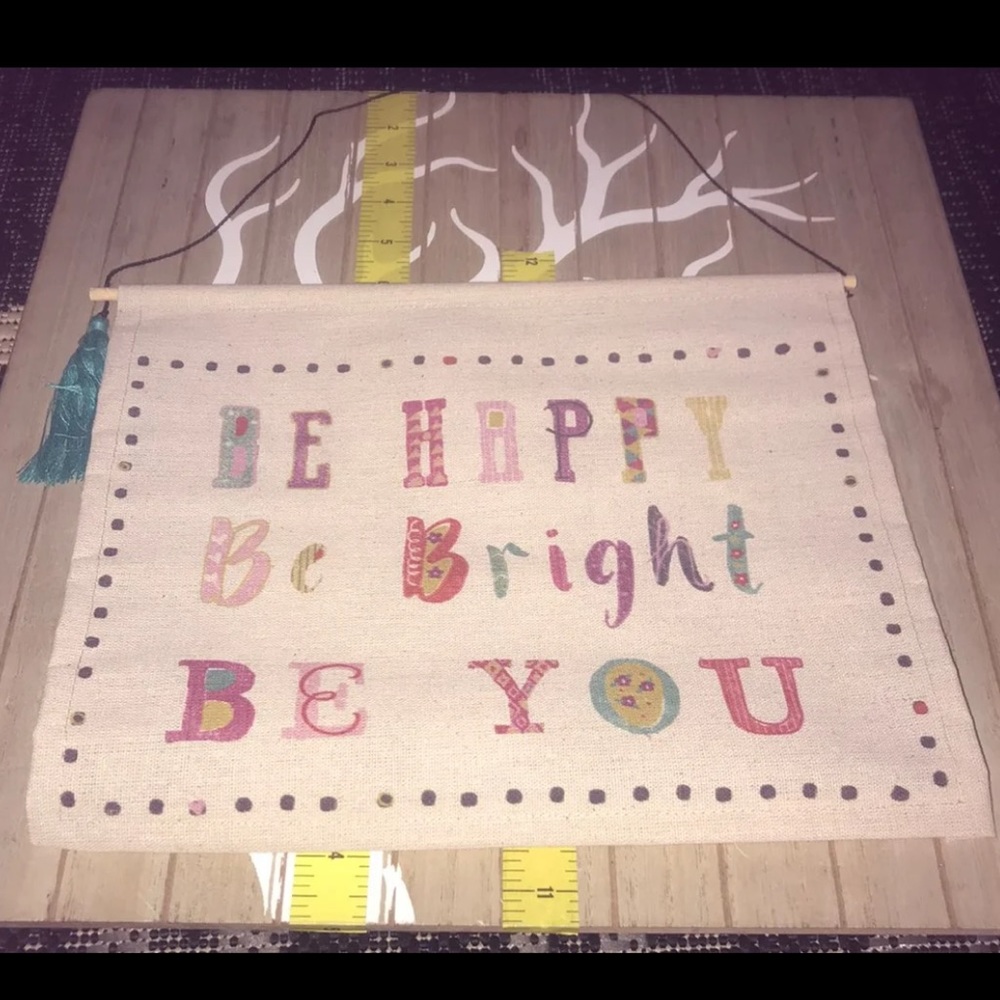 New Carpentree Happy Hanging Banner w/Tassel